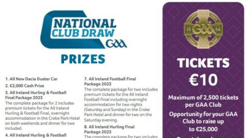 FGEO National Club Draw Tickets 2023